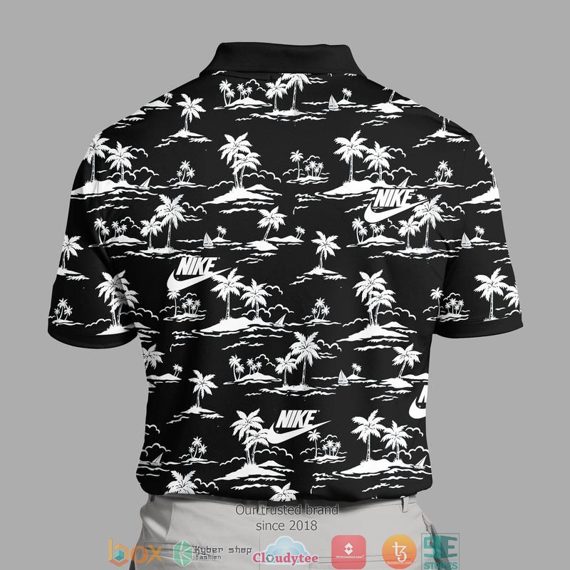 Nike Coconut Island black Polo Shirt 2 Nike Coconut Island black Polo Shirt 1