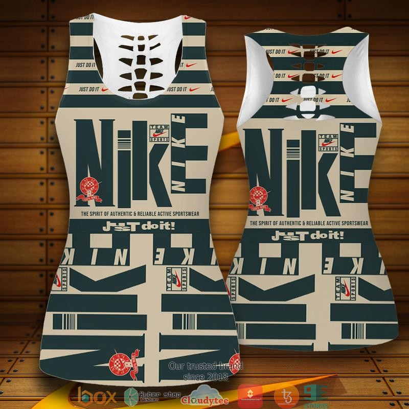 Nike Just Do It apricot Tank Top Legging 1 2 3 4 5