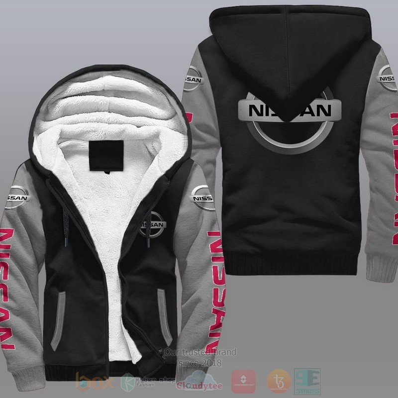 NEW Nissan Car Fleece Jacket 2 Nissan Car Fleece Hoodie 1
