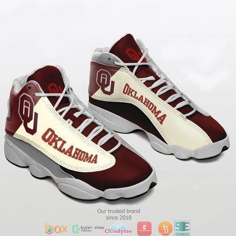 Oklahoma Sooners football NCAAF Football Air Jordan 13 Sneaker Shoes 3 Oklahoma Sooners football NCAAF Football Air Jordan 13 Sneaker Shoes