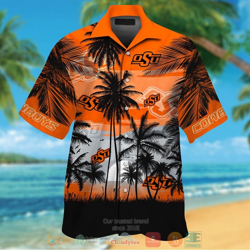 HOT Oklahoma State Cowboys Tropical Hawaiian Shirt and shorts 13 Oklahoma State Cowboys Tropical Hawaiian Shirt and shorts
