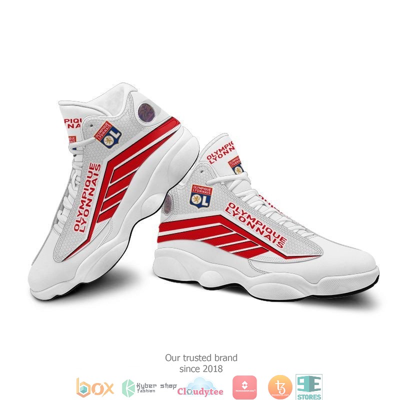 Olympique Lyonnais Air Jordan 13 Sneaker Shoes 4 Olympique Lyonnais Air Jordan 13 Sneaker Shoes 1 2 3