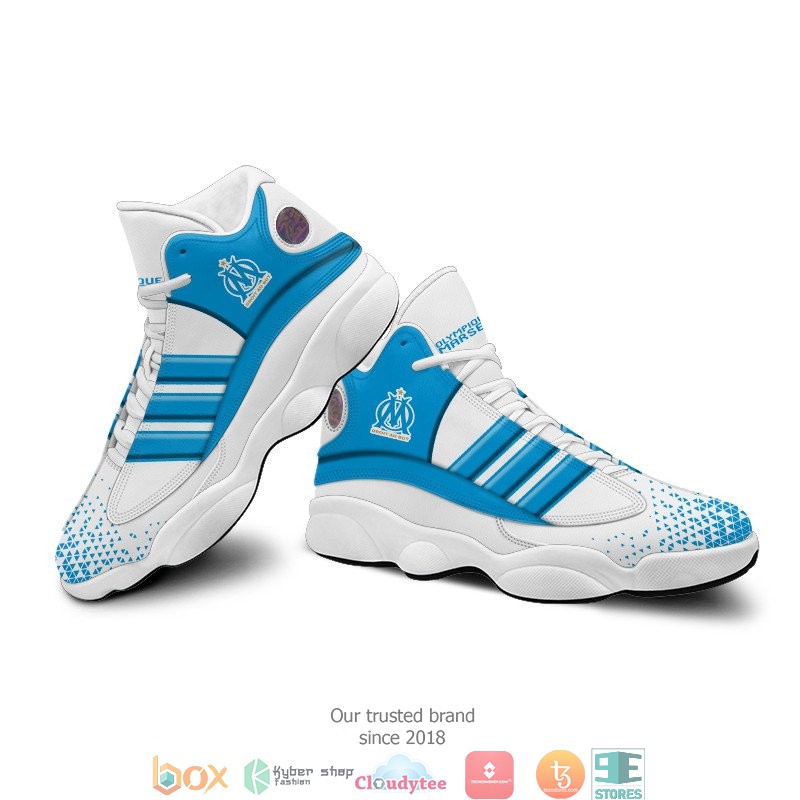 Olympique de Marseille Air Jordan 13 Sneaker Shoes 4 Olympique de Marseille Air Jordan 13 Sneaker Shoes 1 2 3