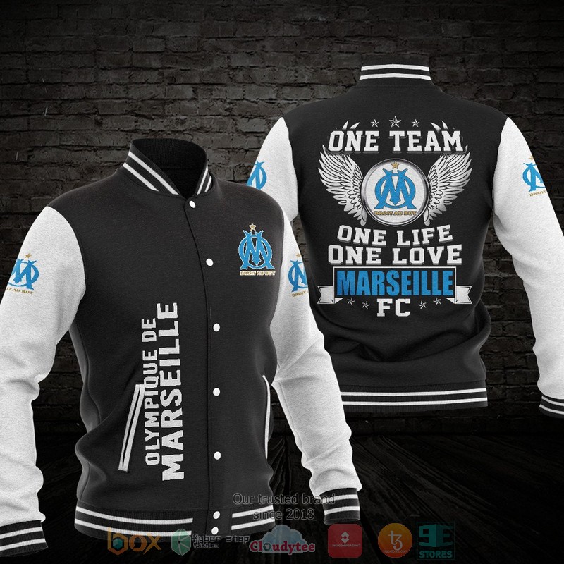 Olympique de Marseille FC One Team Baseball Jacket