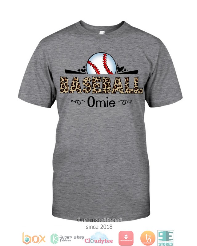 Omie Baseball leopard pattern 2d shirt, hoodie 4 Omie Baseball leopard pattern 2d shirt hoodie 1 2 3