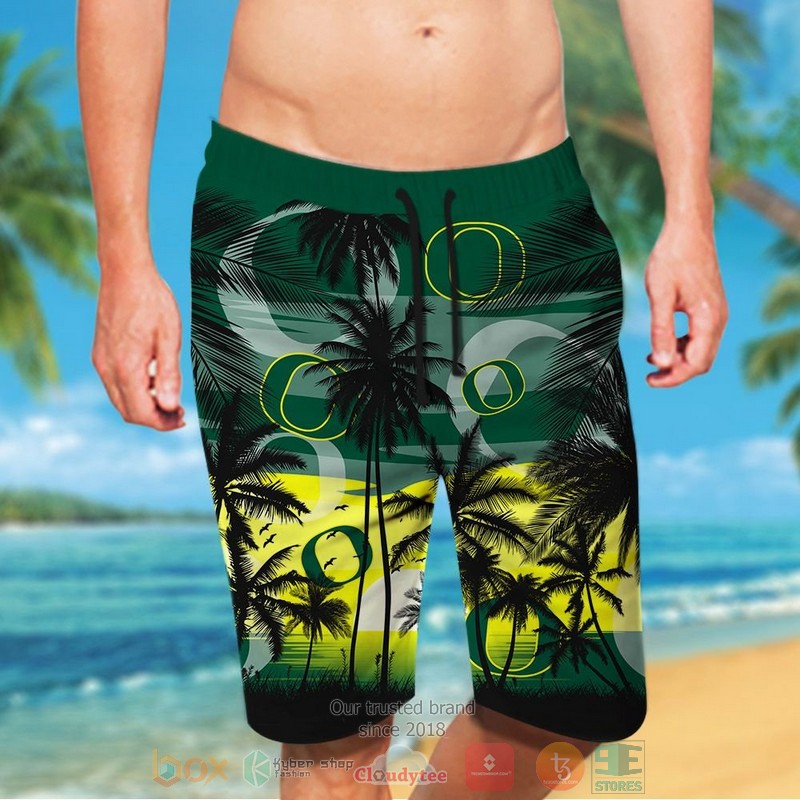 HOT Oregon Ducks Tropical Hawaiian Shirt and shorts 5 Oregon Ducks Tropical Hawaiian Shirt and shorts 1 2 3 4