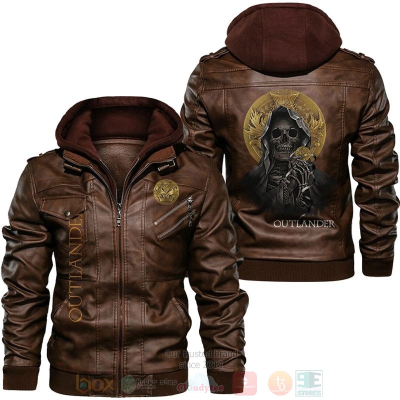 Outlander Skull Leather Jacket 1
