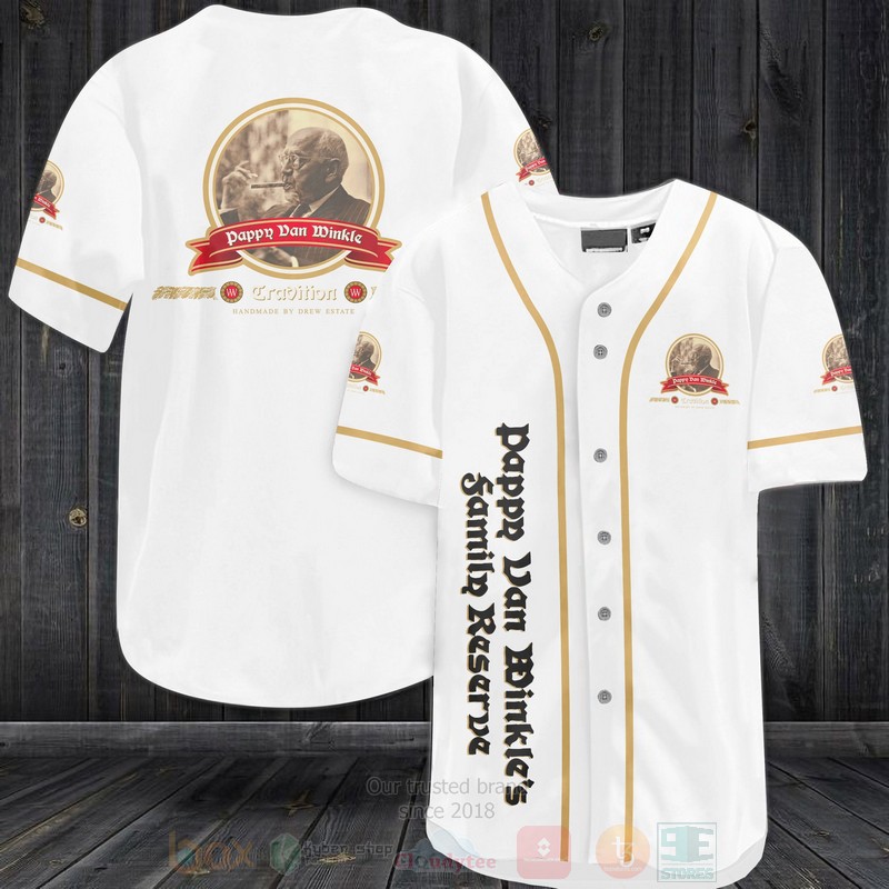 Pappy Van Winkles Family Reserve Baseball Jersey Shirt