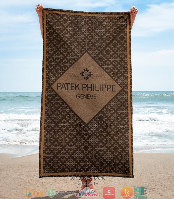 Patek Philippe Geneve Brown Beach Towel