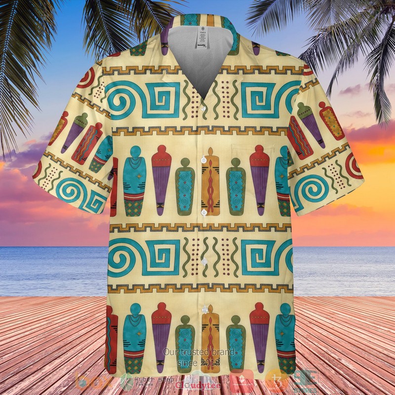 Pattern Girl Native Light Hawaiian Shirt