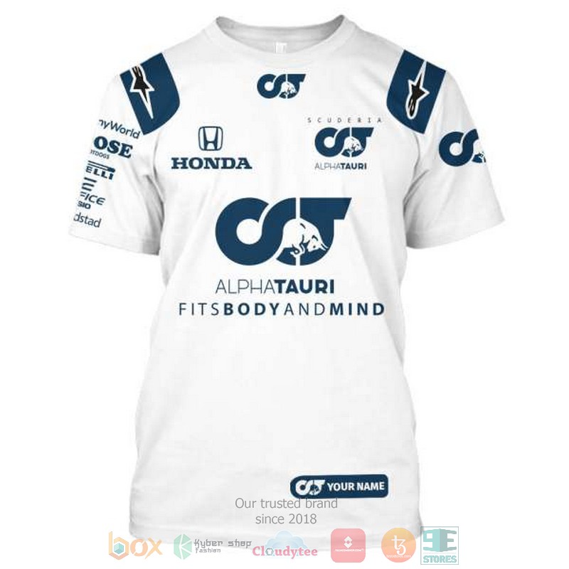 Personalized AlphaTauri Fits Body and Mind custom 3D shirt hoodie 1 2 3 4 5 6
