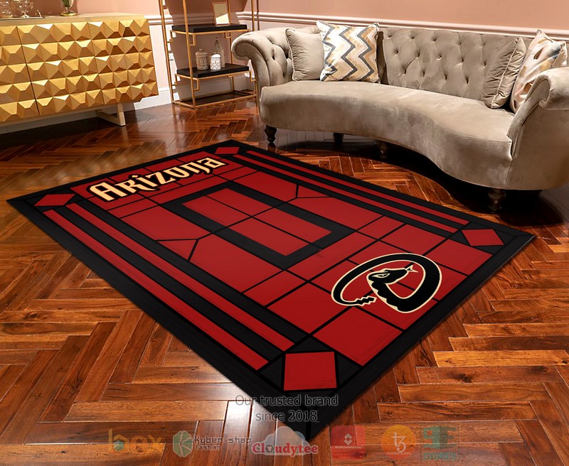 Personalized Arizona Diamondbacks custom Area Rug 1