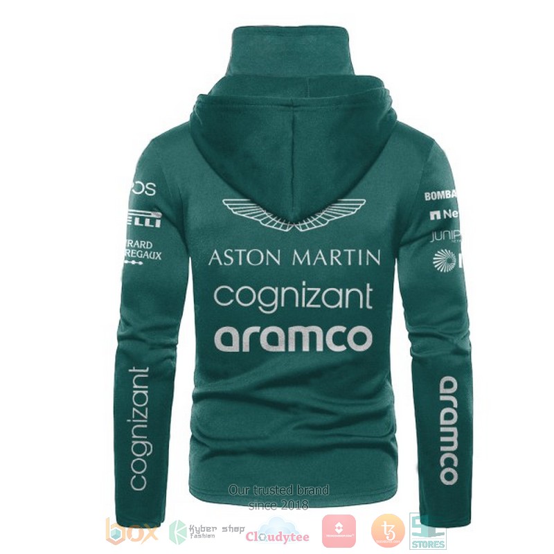 NEW Personalized Aston Martin Aramco Cognizant custom hoodie mask 3 Personalized Aston Martin Aramco Cognizant custom hoodie mask 1 2