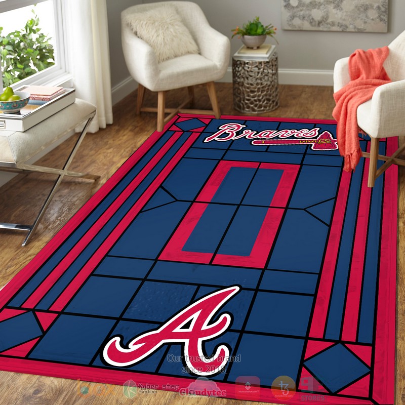 HOT Personalized Atlanta Braves custom Area Carpet 4 Personalized Atlanta Braves custom Area Rug 1 2 3