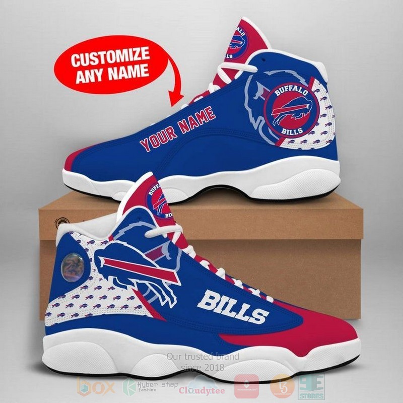 BEST Personalized Buffalo Bills NFL Team Air Jordan 13 shoes sneakers 3 Personalized Buffalo Bills NFL Team custom Air Jordan 13 shoes