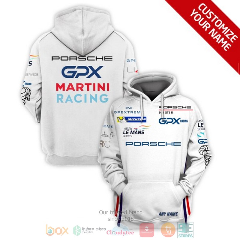 NEW Personalized GPX Martini Racing Porsche custom 3D shirt, hoodie 1 Personalized GPX Martini Racing Porsche custom 3D shirt hoodie