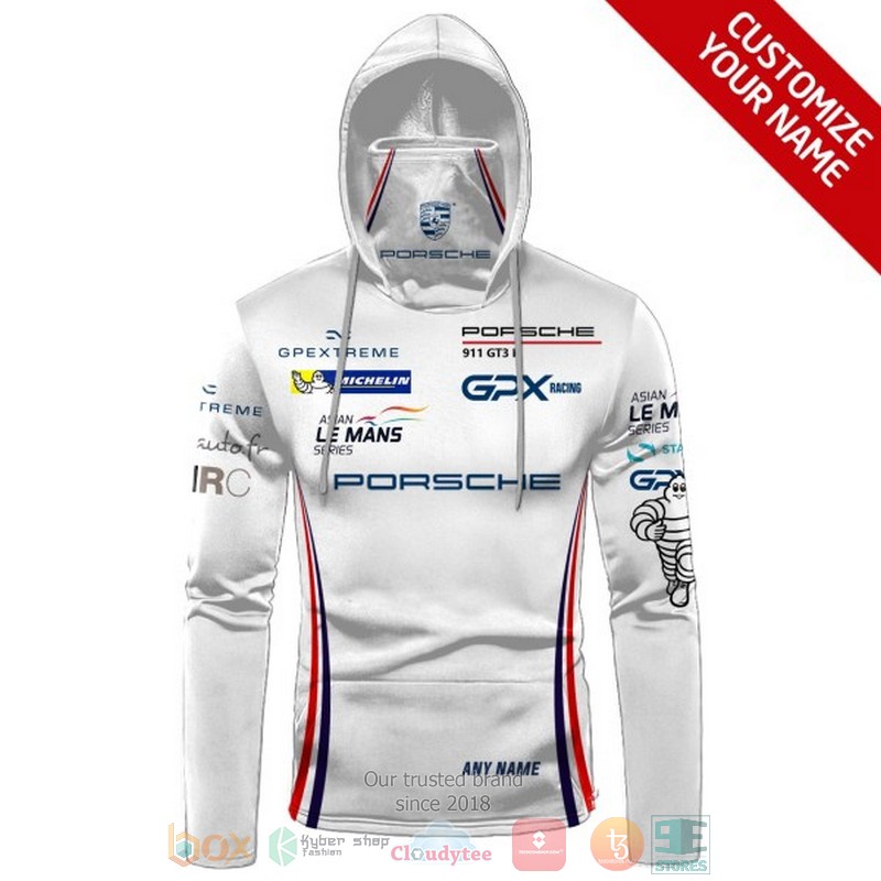 Personalized GPX Martini Racing Porsche custom hoodie mask 1