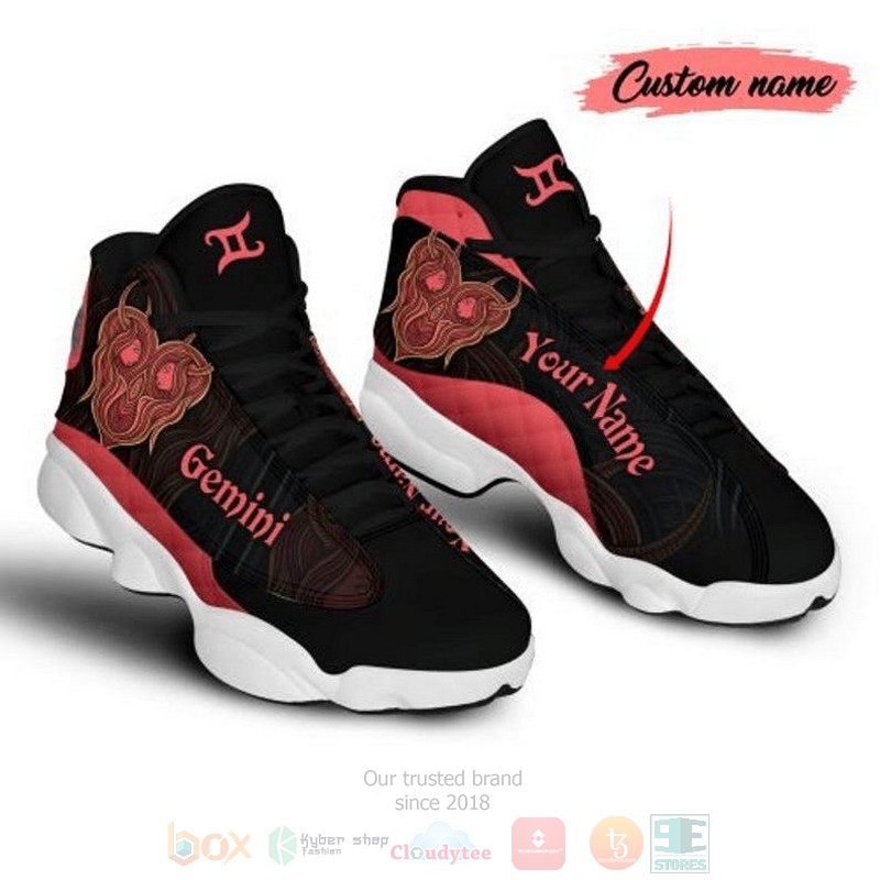 Personalized Gemini custom Air Jordan 13 shoes