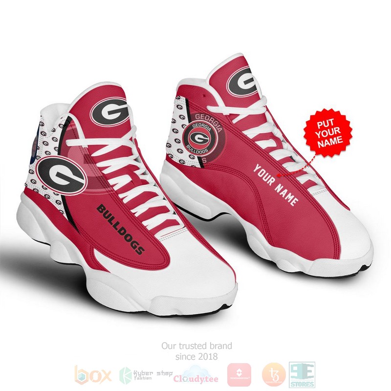 BEST Personalized Georgia Bulldogs NCAA Air Jordan 13 shoes sneakers 3 Personalized Georgia Bulldogs NCAA custom Air Jordan 13 shoes