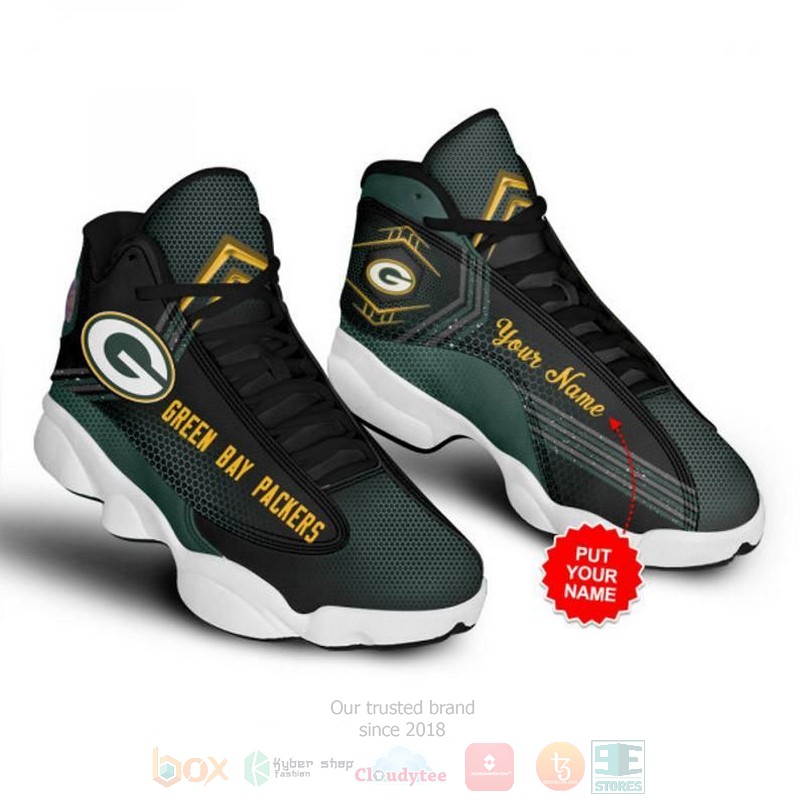 BEST Personalized Green Bay Packerss NFL Air Jordan 13 shoes sneakers 3 Personalized Green Bay Packerss NFL custom Air Jordan 13 shoes
