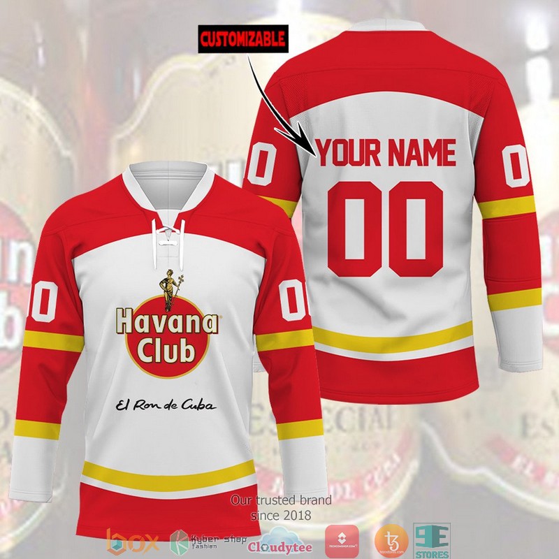 Personalized Havana Club El Ron De Cuba Hockey Jersey Shirt