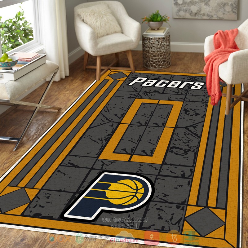 HOT Personalized Indiana Pacers custom Area Carpet 3 Personalized Indiana Pacers custom Area Rug 1 2