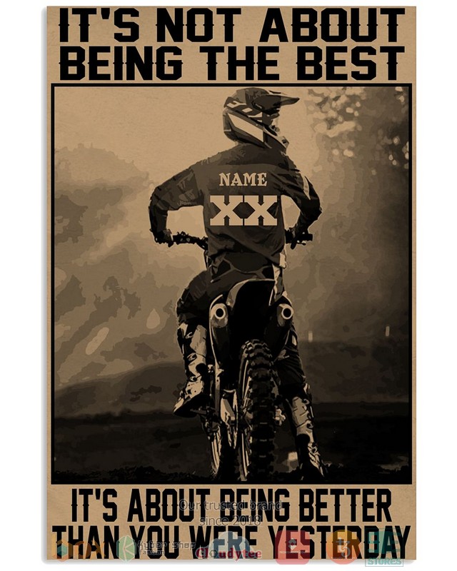 NEW Personalized It's not about being the best custom poster 9 Personalized Its not about being the best custom poster