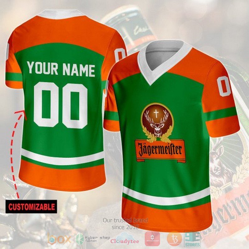 Personalized Jagermeister custom football jersey