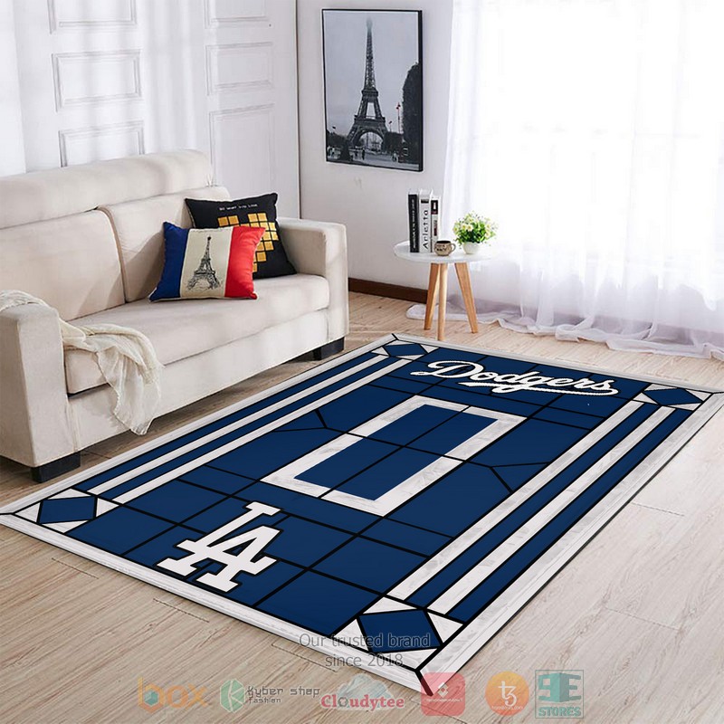 HOT Personalized Los Angeles Dodgers custom Area Carpet 3 Personalized Los Angeles Dodgers custom Area Rug 1 2