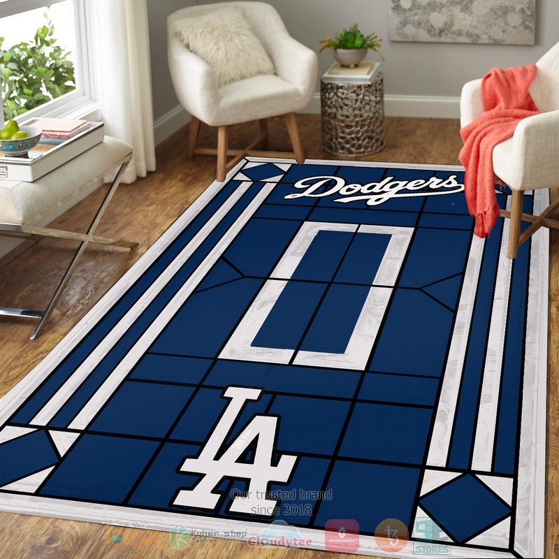 HOT Personalized Los Angeles Dodgers custom Area Carpet 4 Personalized Los Angeles Dodgers custom Area Rug 1 2 3