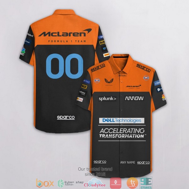 Personalized Mc Lauren racing F1 team Hawaiian Shirt