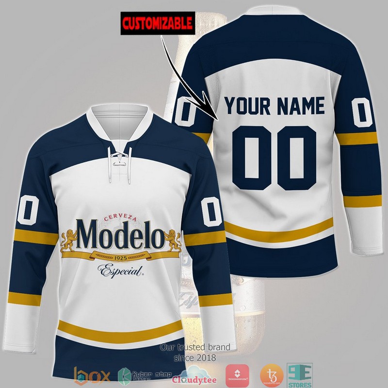 Personalized Modelo Jersey Hockey Shirt 1 Personalized Modelo Jersey Hockey Shirt