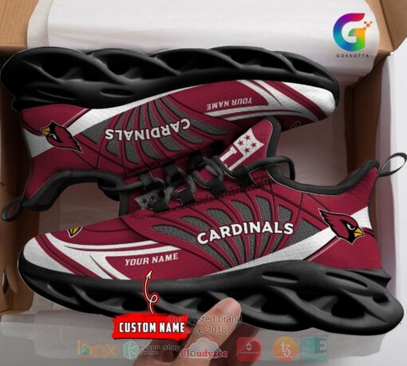 NEW Personalized NFL Arizona Cardinals custom Clunky Max Soul Shoes 2 Personalized NFL Arizona Cardinals custom Clunky Max Soul Shoes 1
