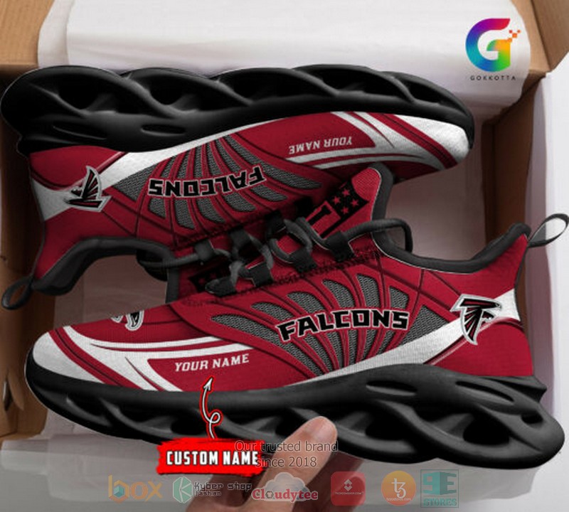 NEW Personalized NFL Atlanta Falcons custom Clunky Max Soul Shoes 2 Personalized NFL Atlanta Falcons custom Clunky Max Soul Shoes 1