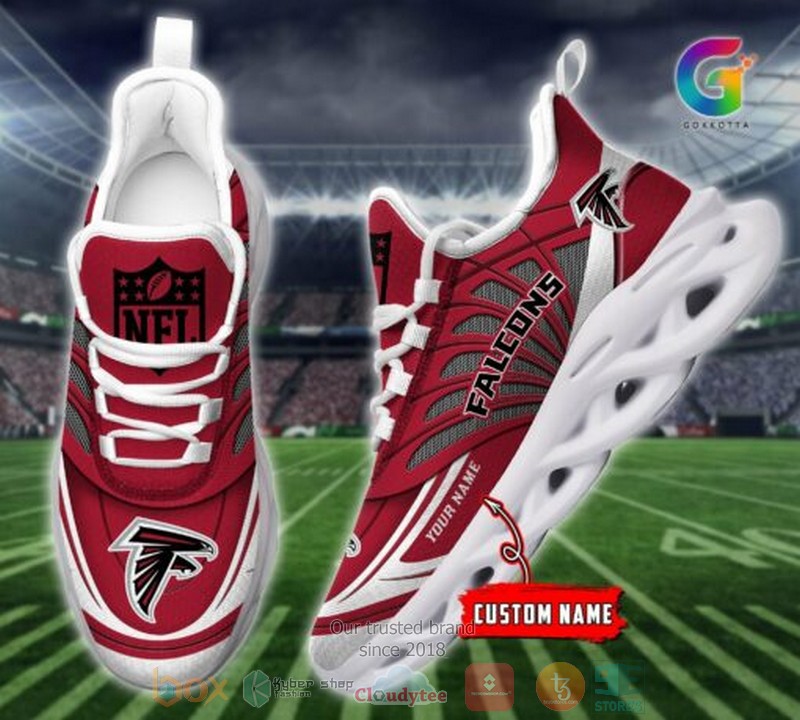 NEW Personalized NFL Atlanta Falcons custom Clunky Max Soul Shoes 4 Personalized NFL Atlanta Falcons custom Clunky Max Soul Shoes 1 2 3