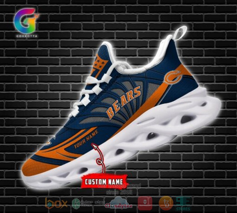 Personalized NFL Chicago Bears custom Clunky Max Soul Shoes 1 2 3 4