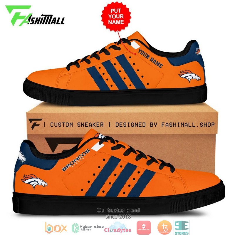Personalized NFL Denver Broncos Stan Smith Low Top Shoes