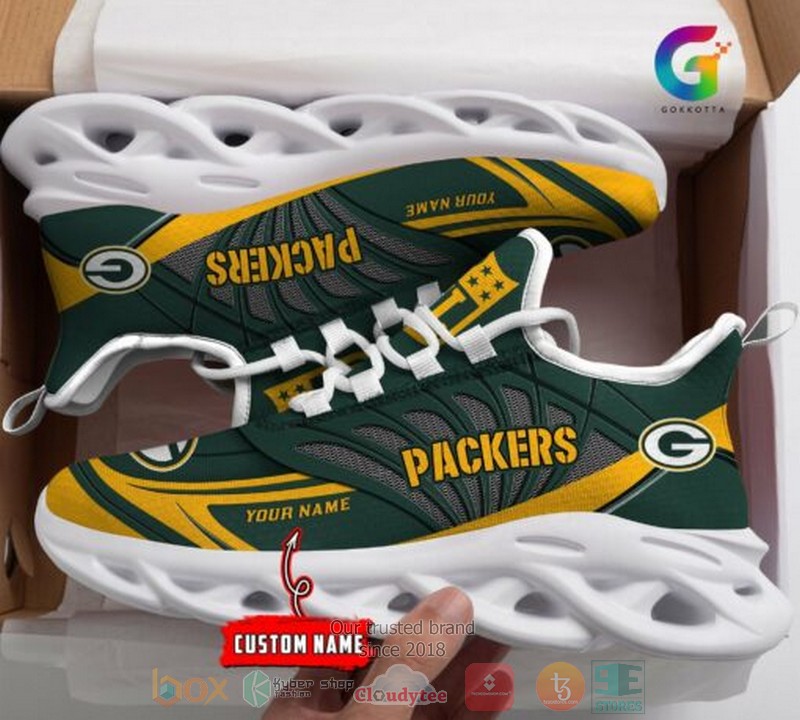 Personalized NFL Green Bay Packers custom Clunky Max Soul Shoes