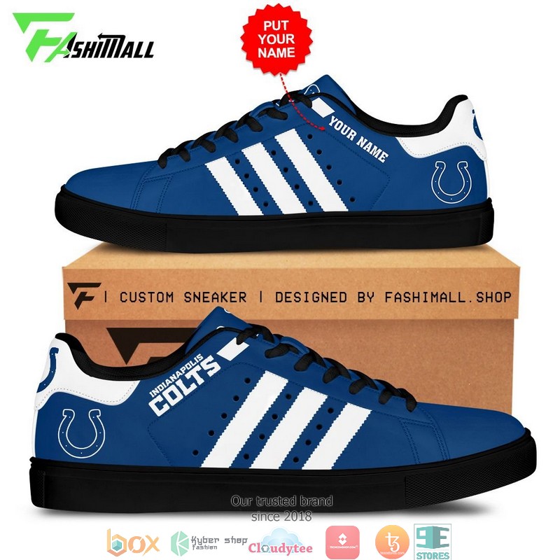 Personalized NFL Indianapolis Colts Stan Smith Low Top Shoes