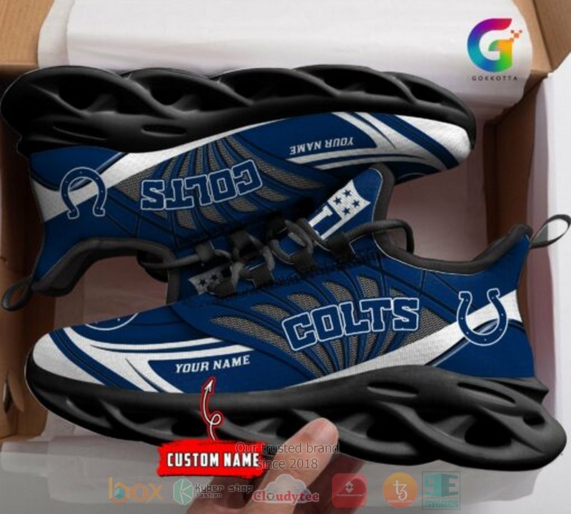 NEW Personalized NFL Indianapolis Colts custom Clunky Max Soul Shoes 2 Personalized NFL Indianapolis Colts custom Clunky Max Soul Shoes 1