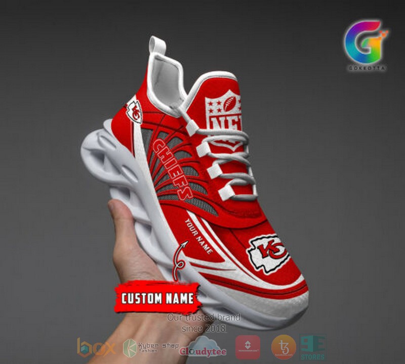 NEW Personalized NFL Kansas City Chiefs custom Clunky Max Soul Shoes 3 Personalized NFL Kansas City Chiefs custom Clunky Max Soul Shoes 1 2