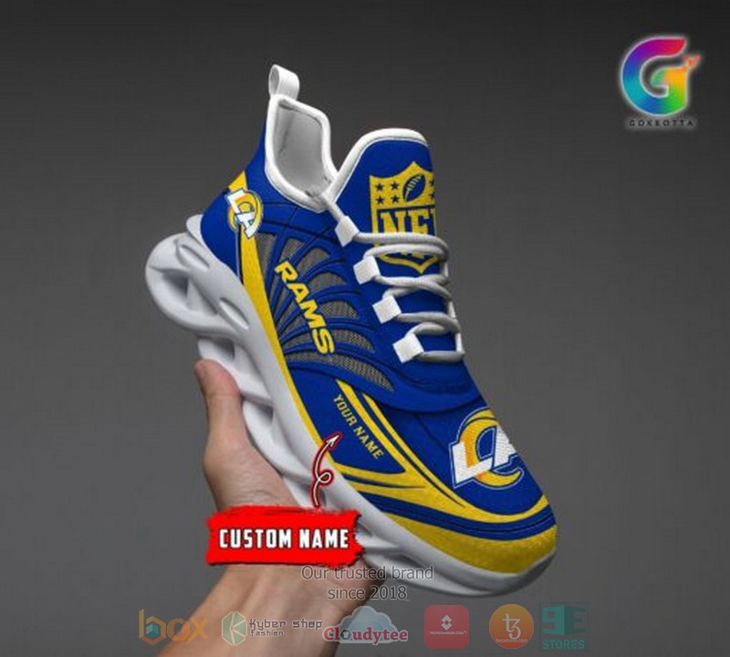 NEW Personalized NFL Los Angeles Rams custom Clunky Max Soul Shoes 3 Personalized NFL Los Angeles Rams custom Clunky Max Soul Shoes 1 2