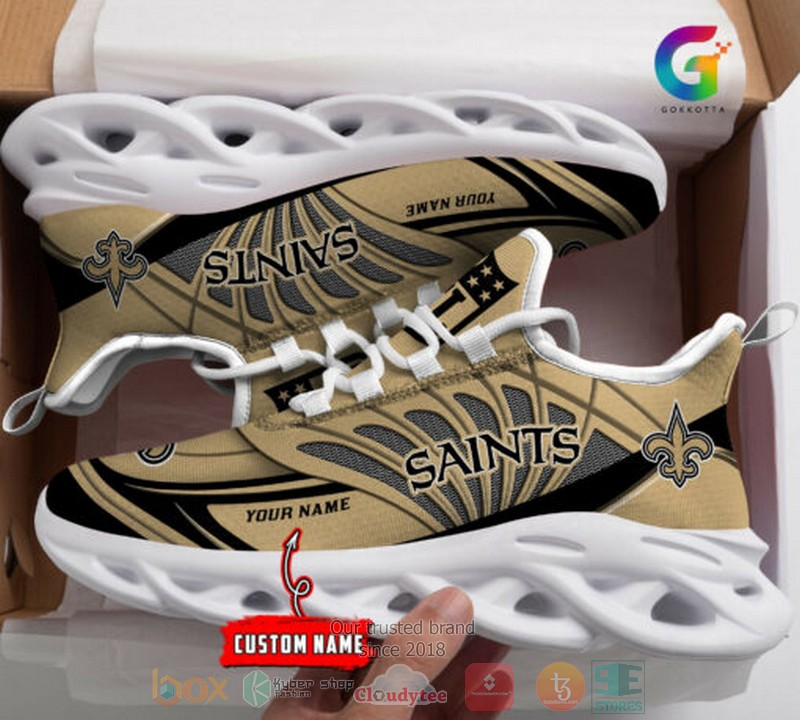 Personalized NFL New Orleans Saints custom Clunky Max Soul Shoes