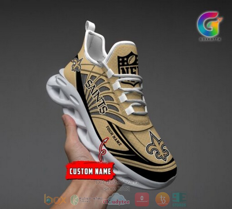 NEW Personalized NFL New Orleans Saints custom Clunky Max Soul Shoes 3 Personalized NFL New Orleans Saints custom Clunky Max Soul Shoes 1 2