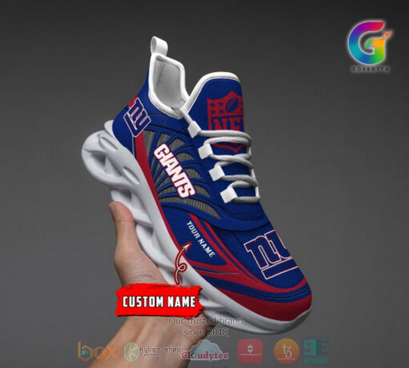 Personalized NFL New York Giants custom Clunky Max Soul Shoes 1 2