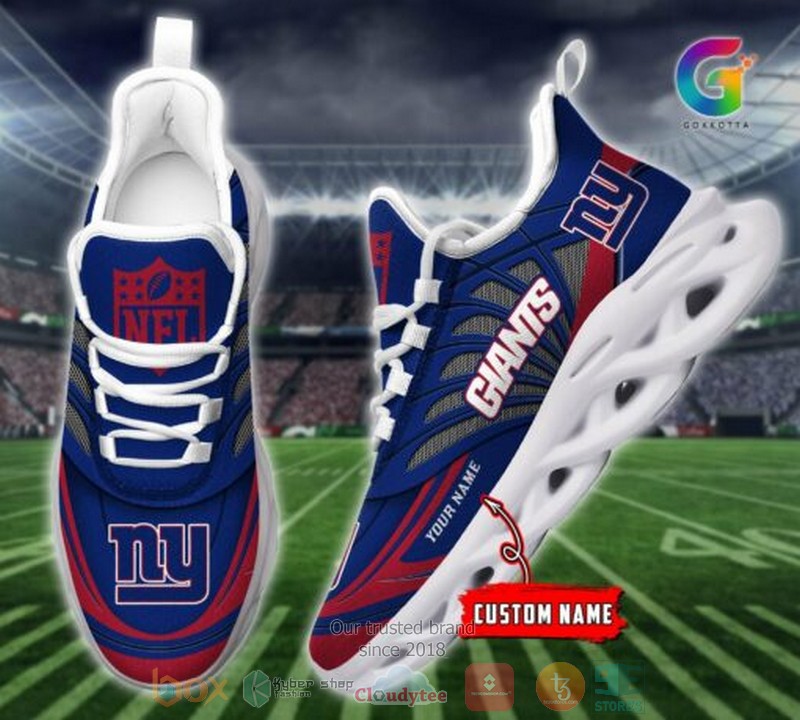 Personalized NFL New York Giants custom Clunky Max Soul Shoes 1 2 3