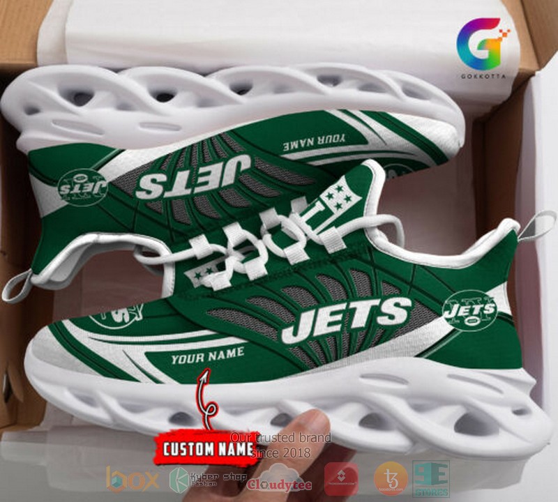 Personalized NFL New York Jets custom Clunky Max Soul Shoes