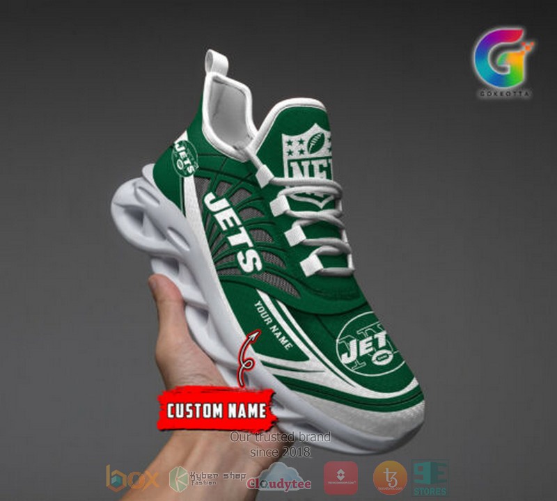 Personalized NFL New York Jets custom Clunky Max Soul Shoes 1 2