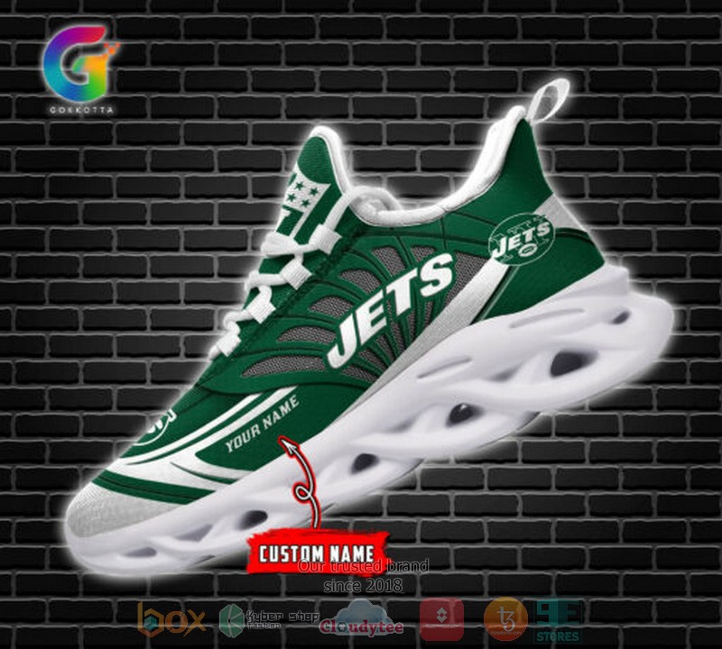 Personalized NFL New York Jets custom Clunky Max Soul Shoes 1 2 3