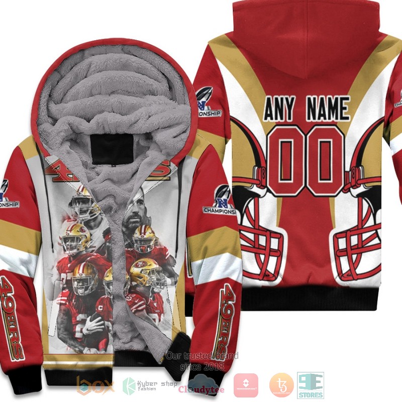 BEST Personalized NFL San Francisco 49ers Team Great Players NFC Championship 2022 Red custom 3D fleece hoodie 3 Personalized NFL San Francisco 49ers Team Great Players NFC Championship 2022 Red custom fleece hoodie